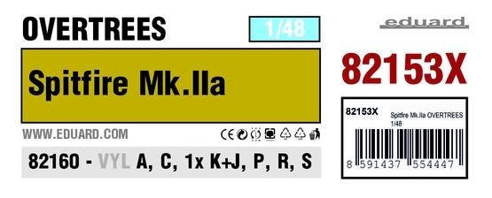 Eduard 1/48 Spitfire MkIIa Overtrees 82153X