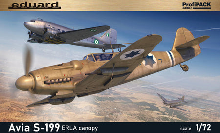 Eduard 1/72 Avia S-199 Erla Canopy ProfiPack 70152