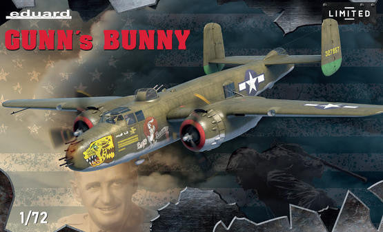 Eduard 1/72 B-25J Mitchell Gun Nose Gunns Bunny Ltd Ed 2139