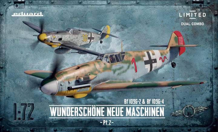 Eduard 1/72 BF109G-2/G-4 Dual Combo 2143 