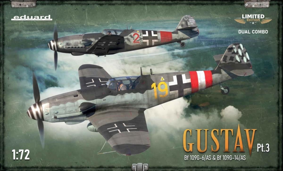 Eduard 1/72 Bf109G-6/AS / G-14/AS Gustav Dual Combo 2150 