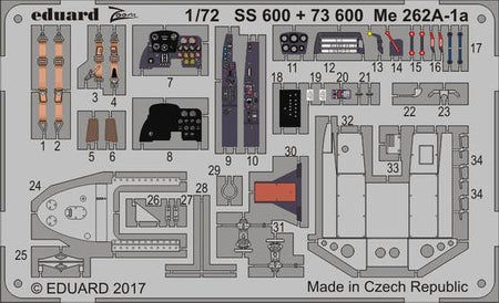 Eduard 1/72 Me 262A-1a Zoom For AFX SS600