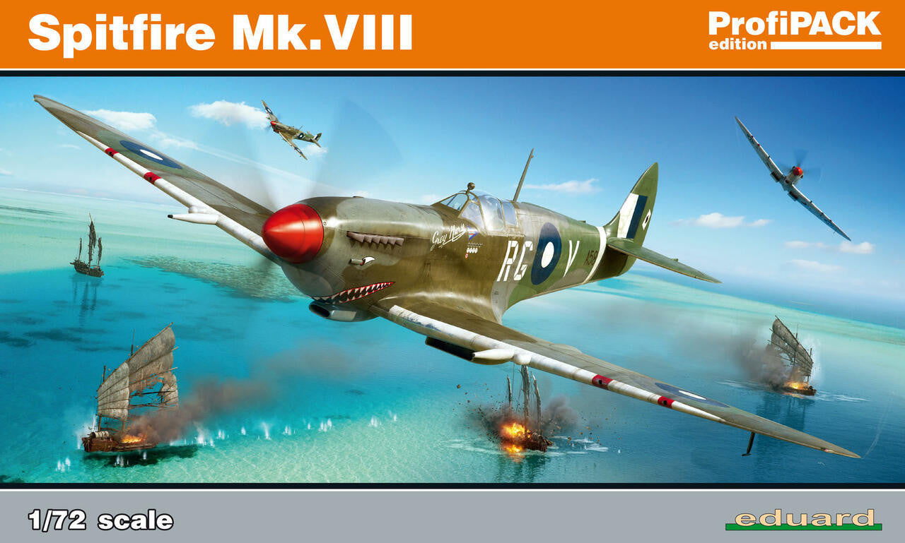 Eduard 1/72 Spitfire MkVIII ProfiPack 70128