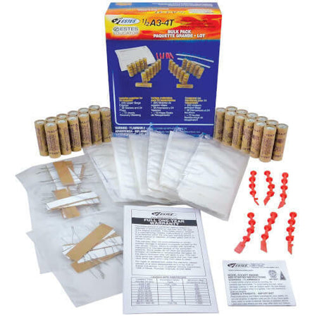 Estes 1/2 A3-4T Rocket Engine Bulk Pack 24 1788