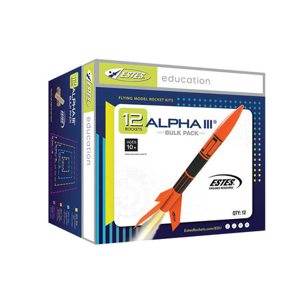 Estes Alpha III Rocket Bulk Pack 12 1751