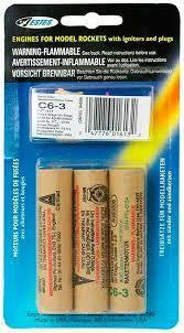 Estes C6-3 Standard Engines18mm-PO 1613
