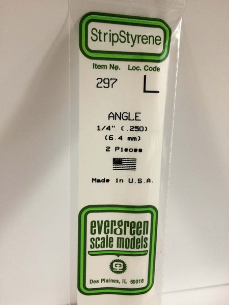 Evergreen Scale Models Angle 1/4 2 297