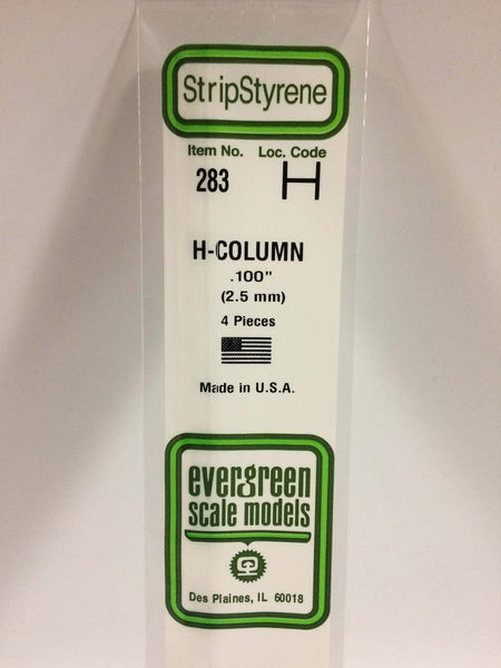 Evergreen Scale Models H-Column .100 4 283