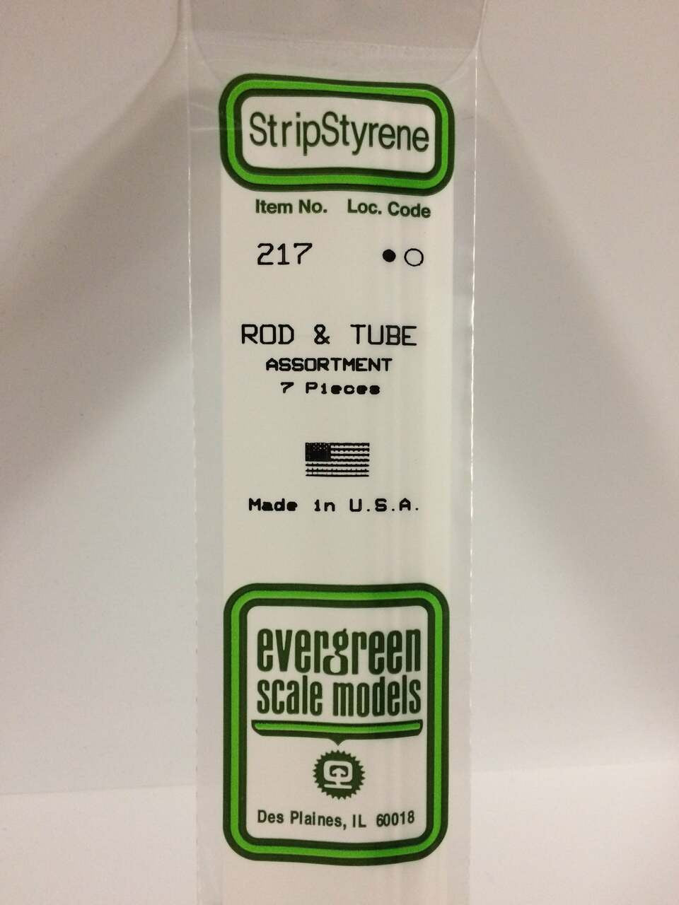 Evergreen Scale Models Rod and Tube Assortment 217