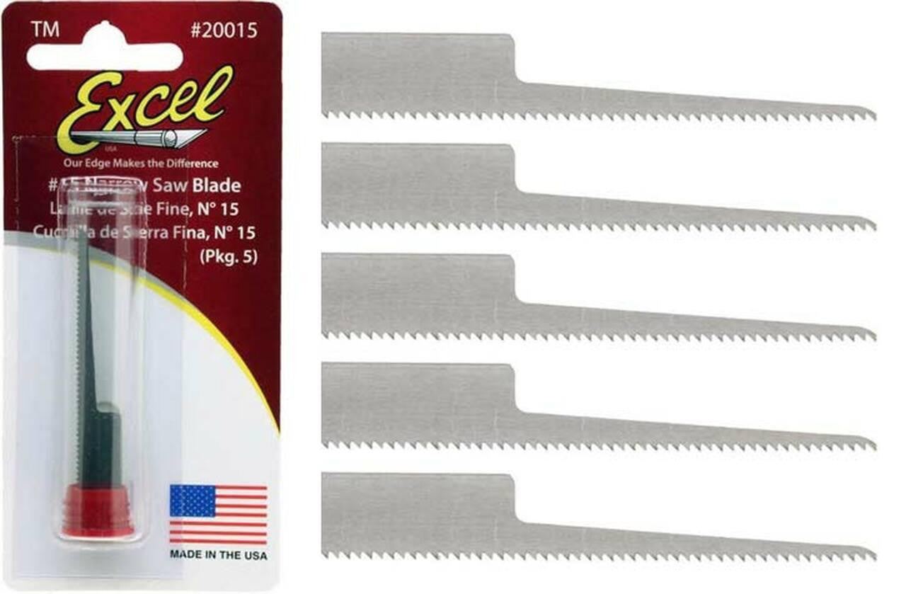 Excel #15 Narrow Saw Blades 5 20015