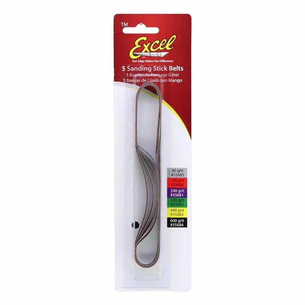 Excel Assorted Sanding Belts for Belt Sander 55679