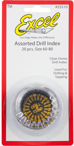 Drill Bit Assortment #61-80 55510