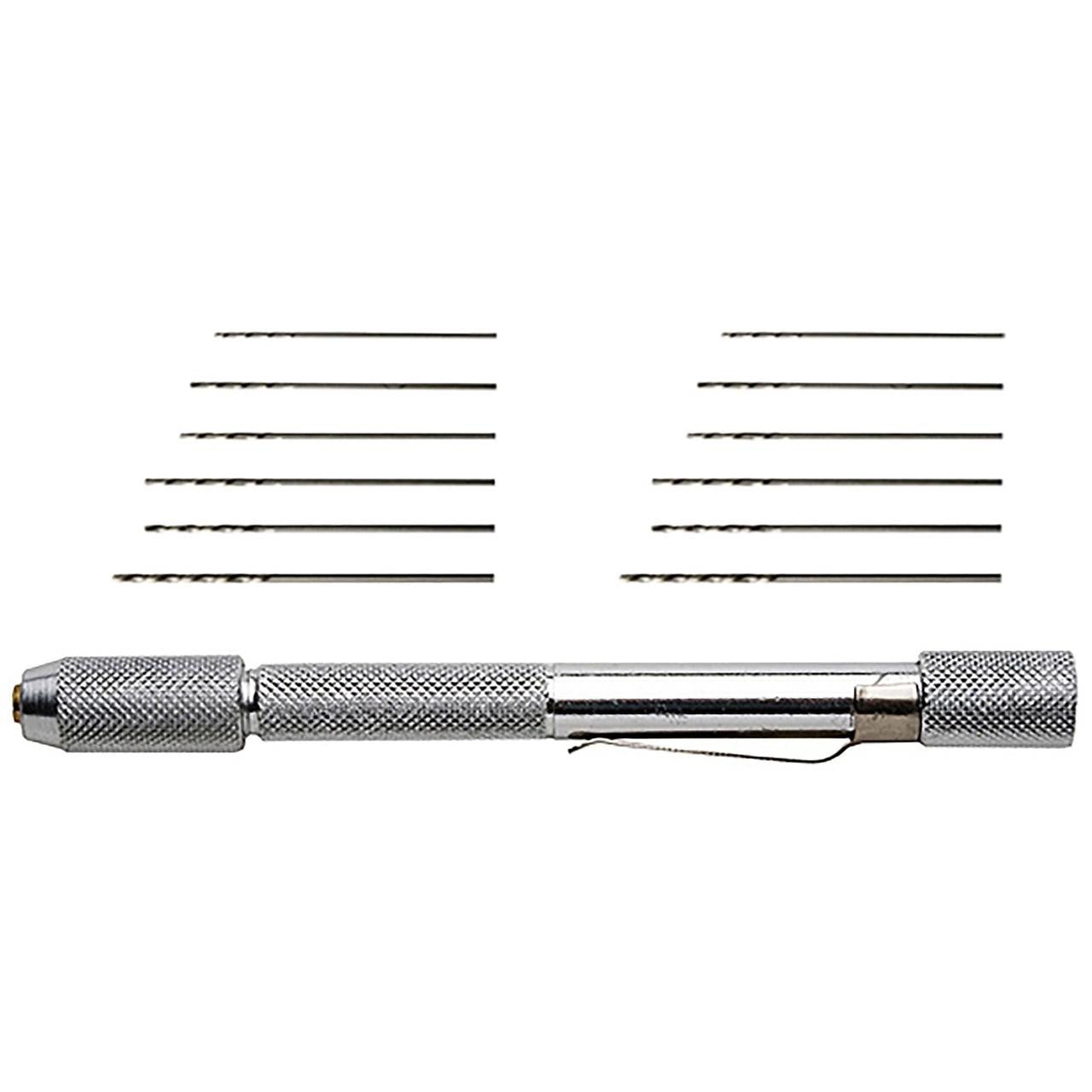 Excel Mini Pin Vise w/ 12 Drills 70003