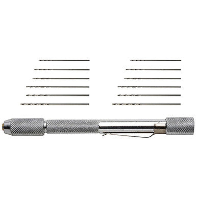 Mini Pin Vise w/ 12 Drills 70003