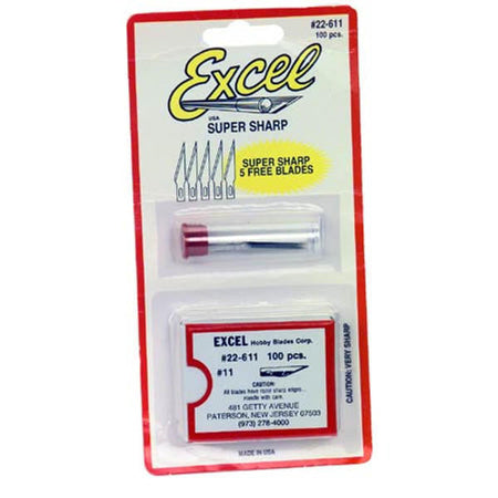 Excel No.11 Double Honed Blades Bulk 100 22611A