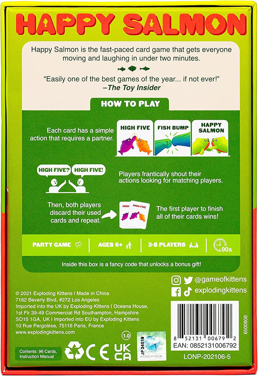 Exploding Kittens Happy Salmon 