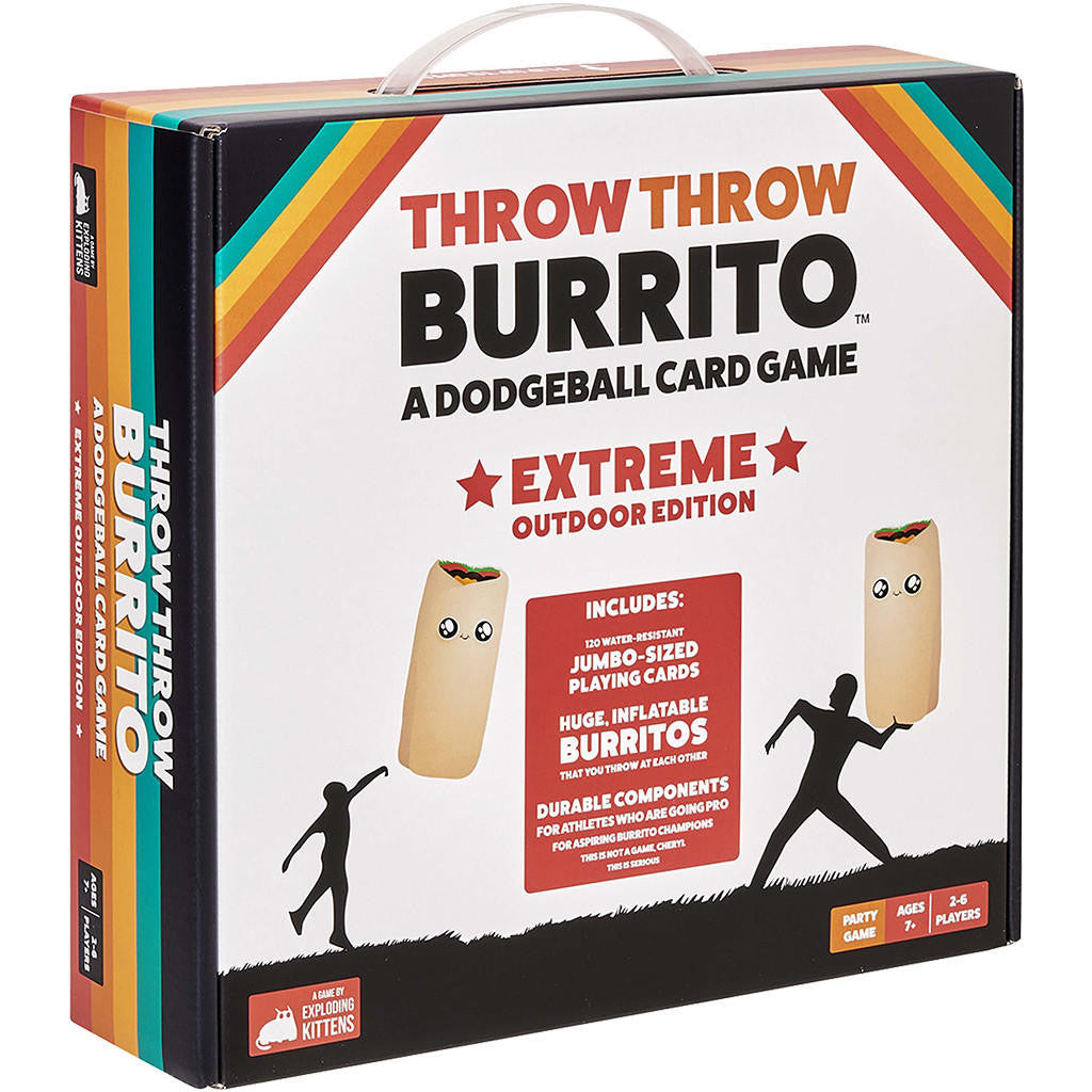 Exploding Kittens Throw Throw Burrito Extreme Outdoor Edition 