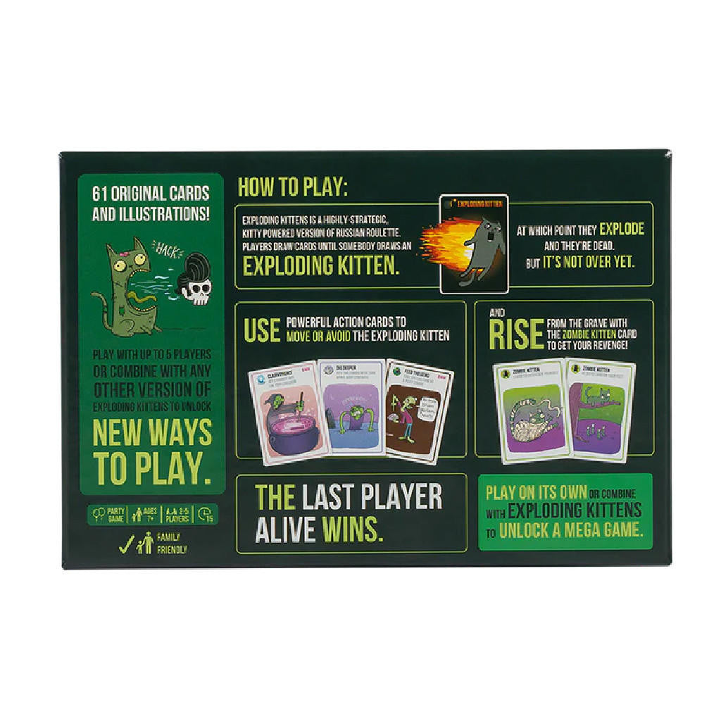 Exploding Kittens Zombie Kittens 