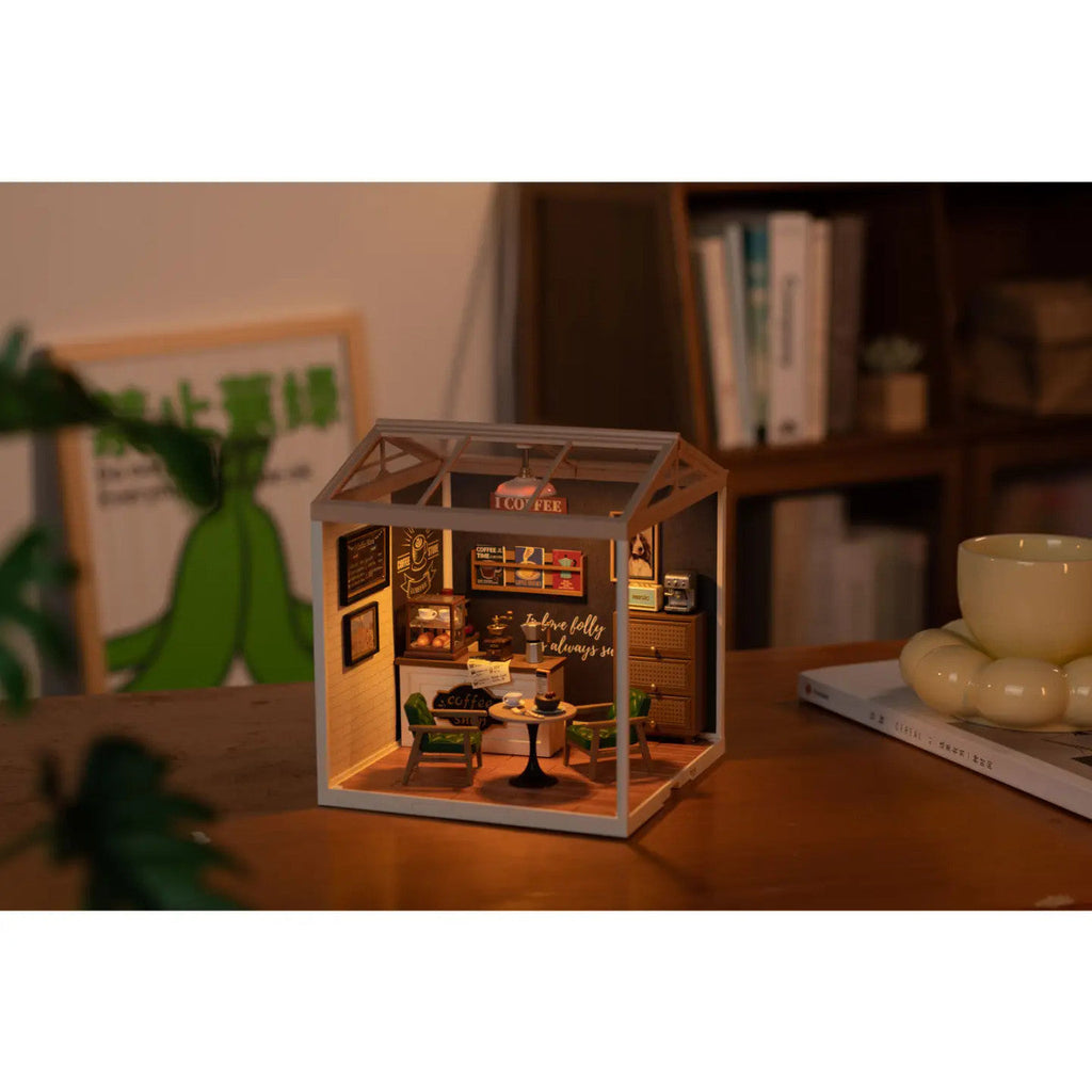 DIY Miniature House Kit: Breezy Time Cafe
