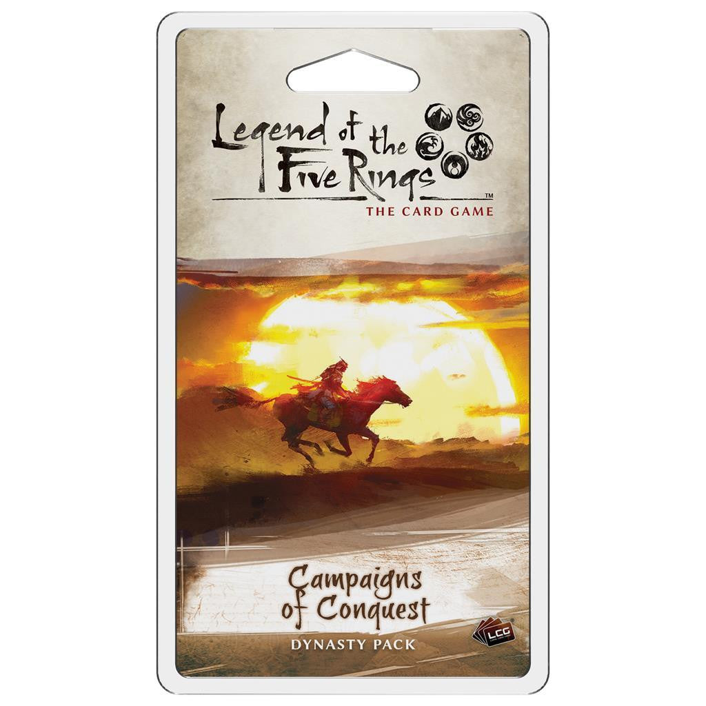Fantasy Flight Games Legend of the Five Rings LCG: Campaigns of Conquest Dynasty Pack at LionHeart Hobby