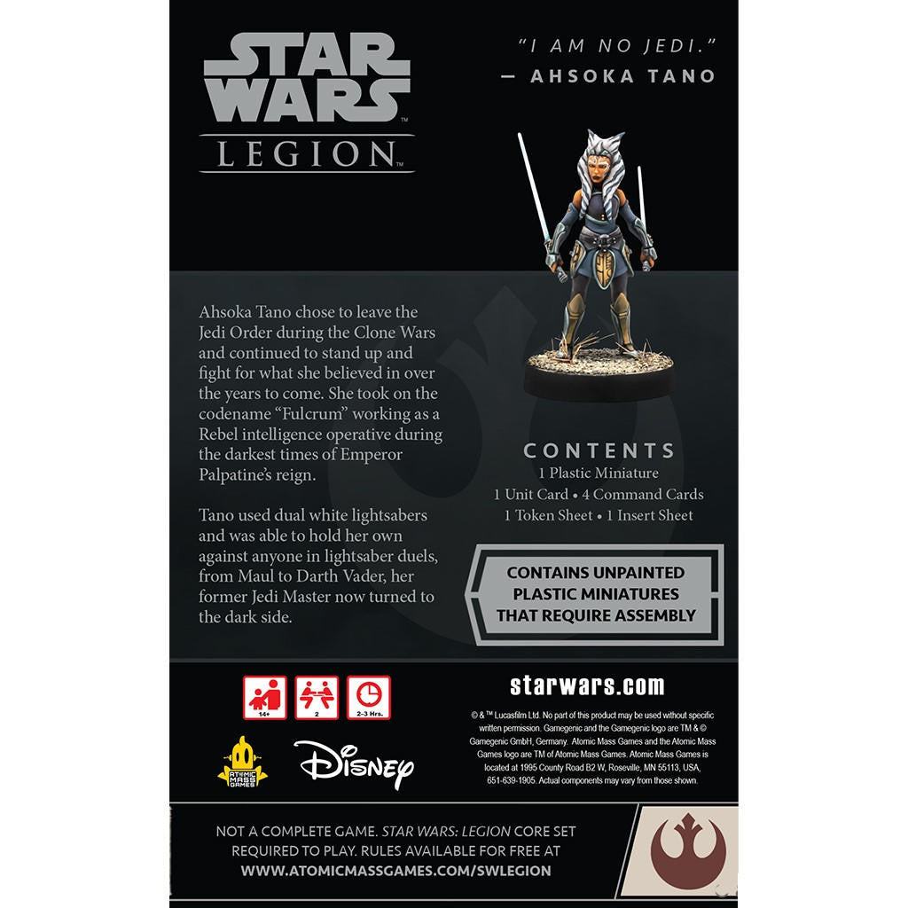 Fantasy Flight Games Star Wars Legion: Ahsoka Tano Operative Expansion 