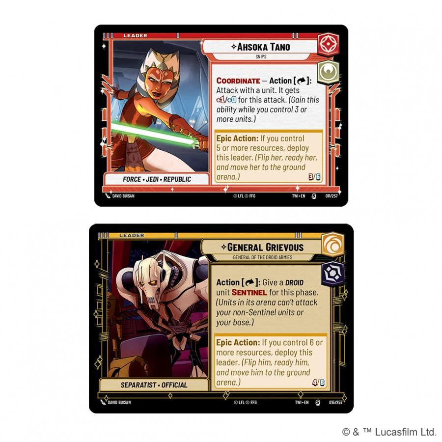 Fantasy Flight Games Star Wars: Unlimited – Twilight of the Republic: Two-Player Starter 