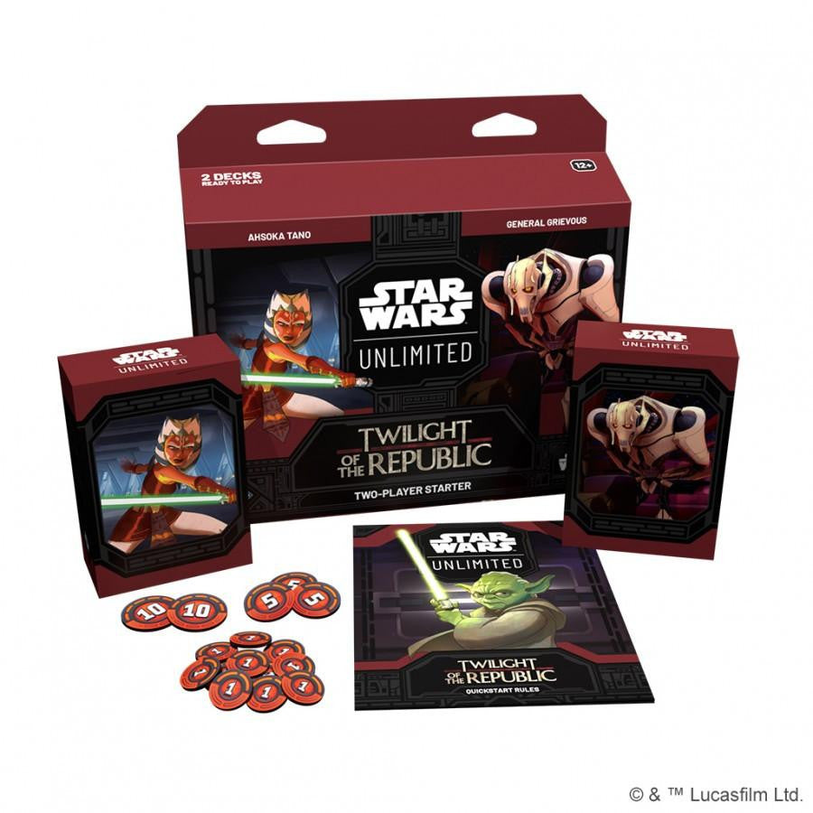 Fantasy Flight Games Star Wars: Unlimited – Twilight of the Republic: Two-Player Starter 