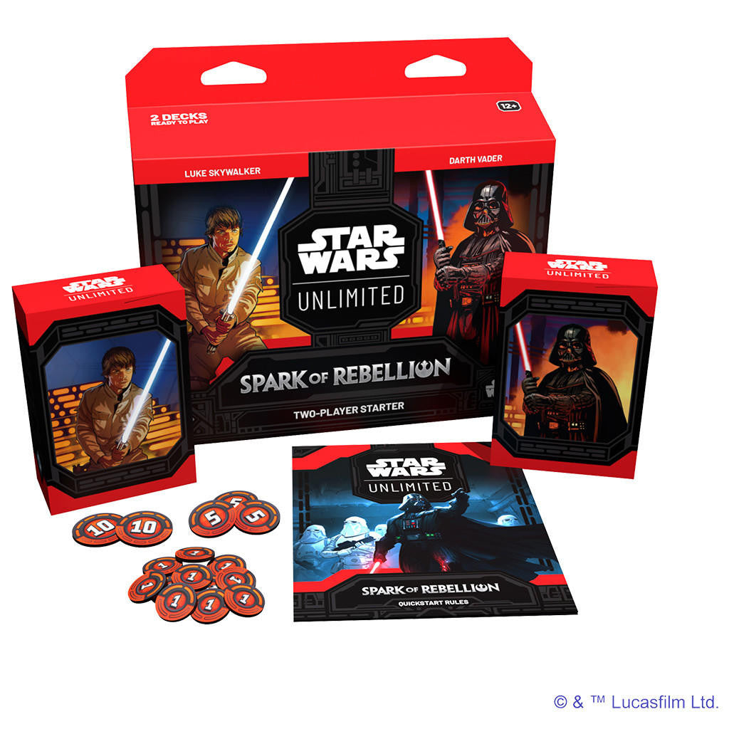 Fantasy Flight Games Star Wars Unlimited - Spark of Rebellion Two-Player Starter 