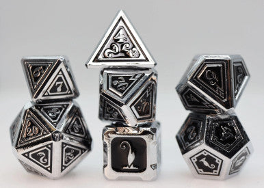 Alchemist Metals: Necrotic - Metal RPG Dice Set