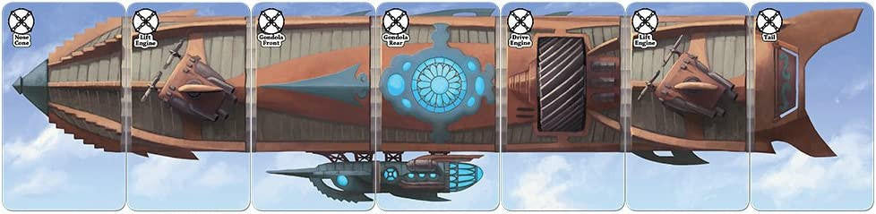 Fireside Games Dastardly Dirigibles Board Game at LionHeart Hobby