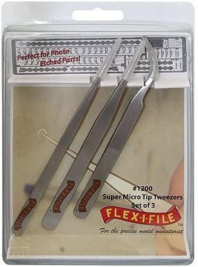 Super Micro Tip Tweezer Set (3) 1200