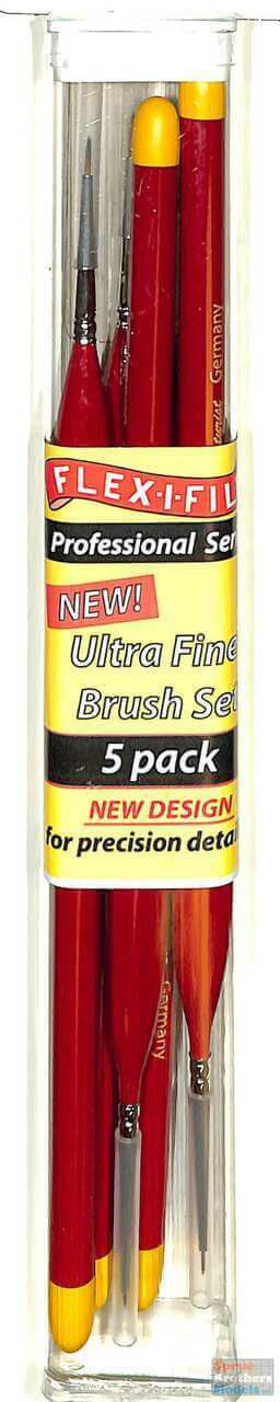Flex-i-File Ultra Fine Brush Set 5 SETUF