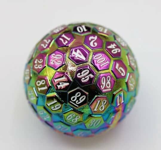 Foam Brain Games 100 Sided Die Burnt Opal 5021