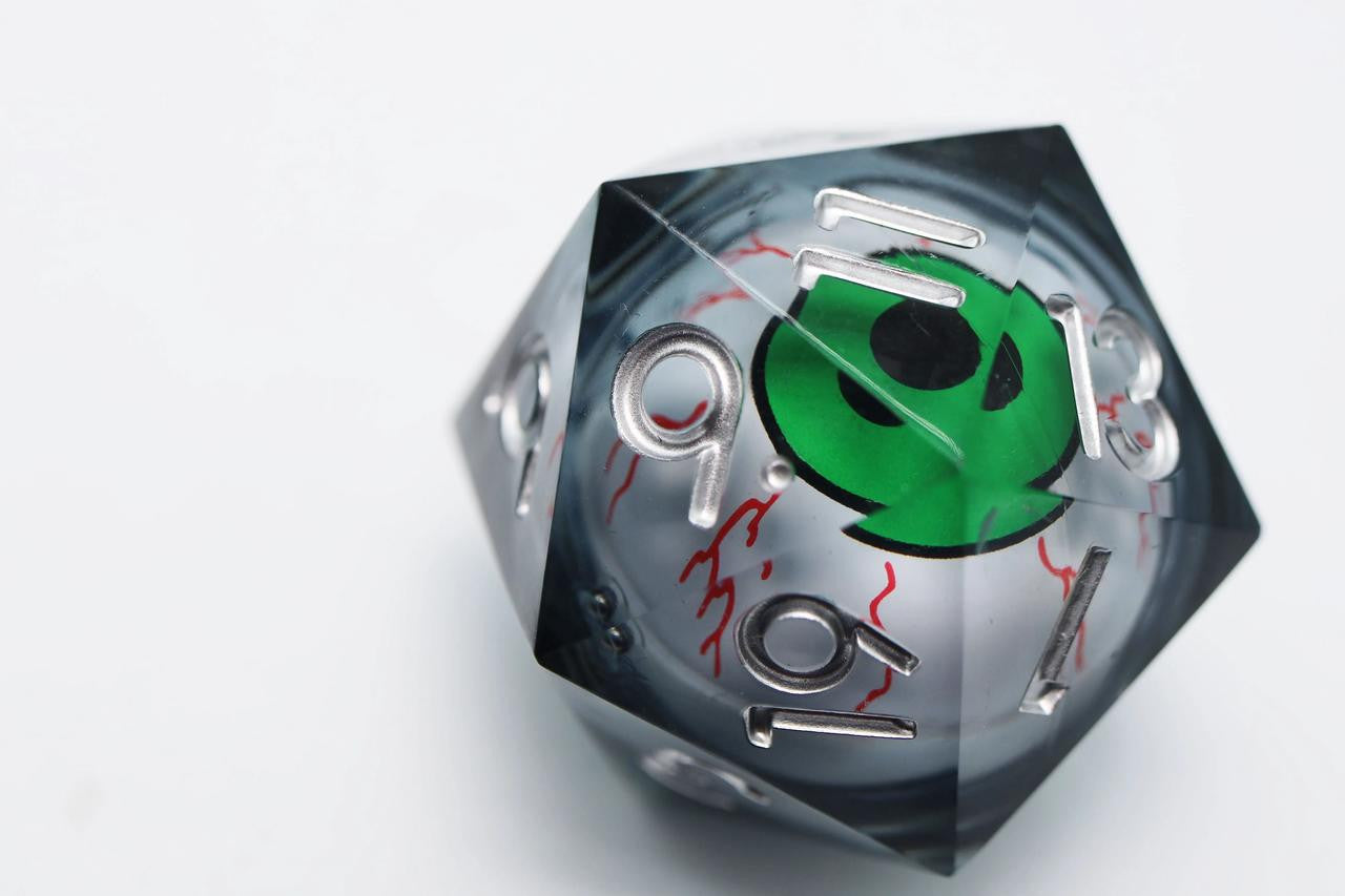 Foam Brain Games 35mm Moving Eye D20 - Inkshot Eye 