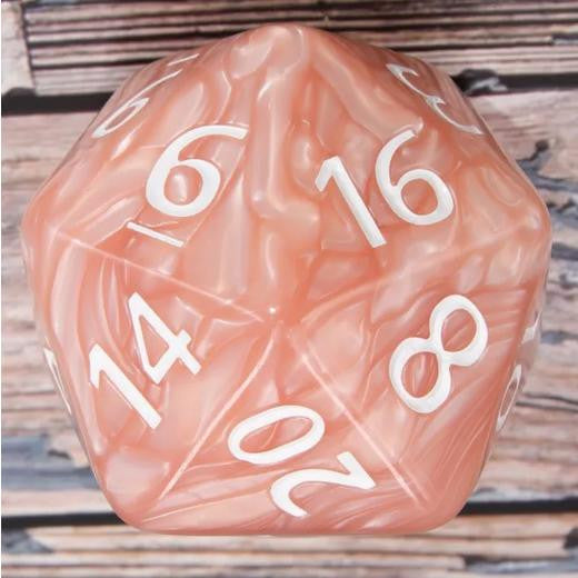 Foam Brain Games 55mm Titan D20 - Beige Pearl 