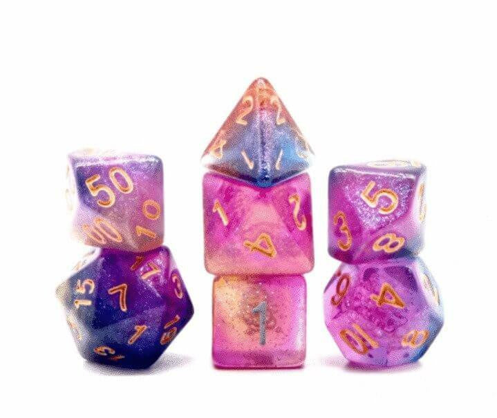 Foam Brain Games Andromedas Nebula RPG Dice Set