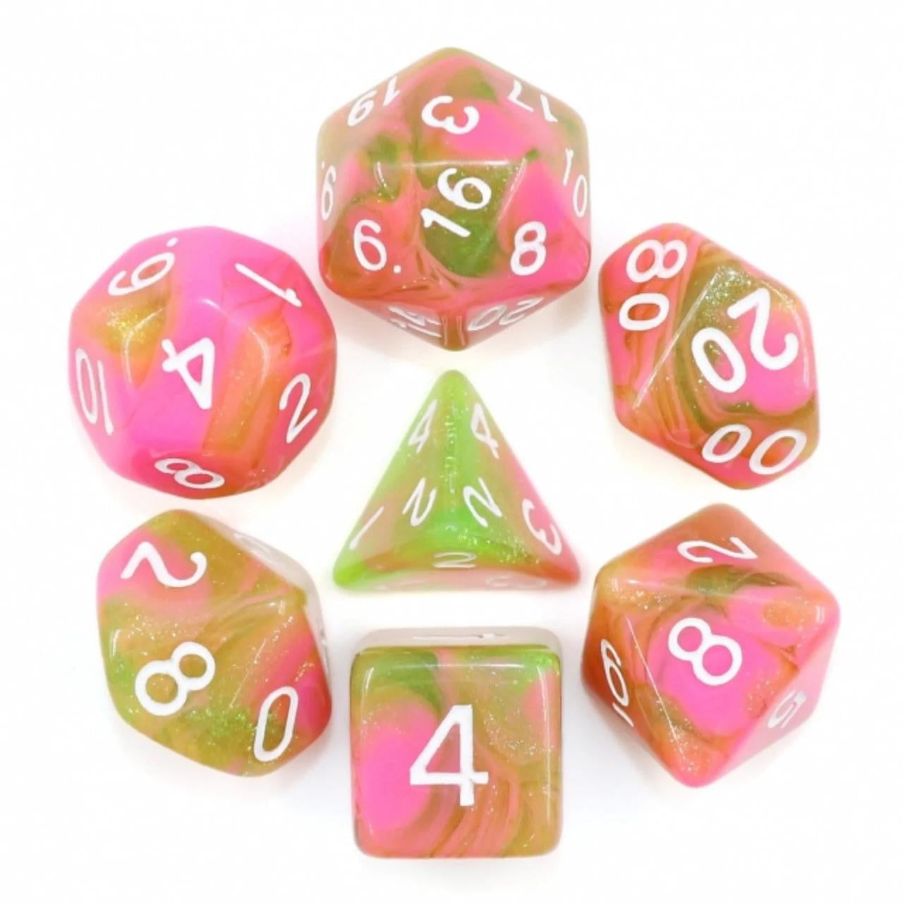 Foam Brain Games Apple Taffy RPG Dice Set 