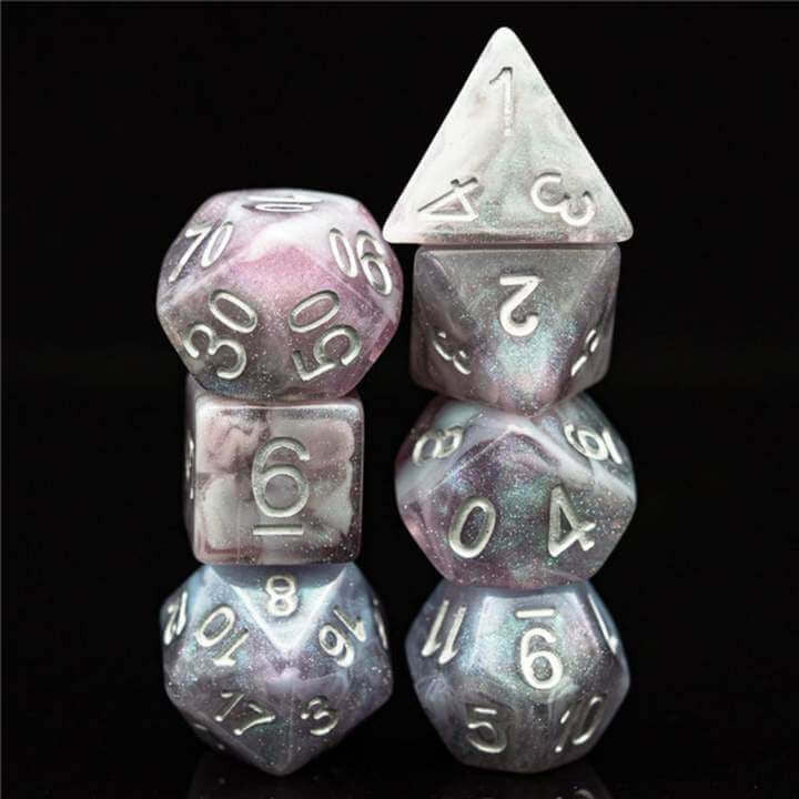 Foam Brain Games Aurora Borealis RPG Dice Set
