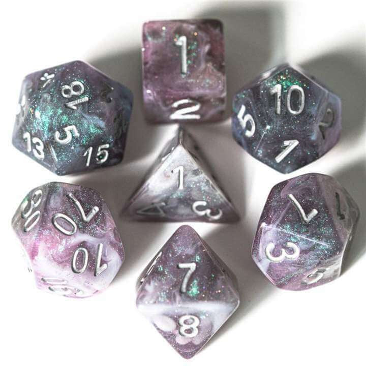 Foam Brain Games Aurora Borealis RPG Dice Set