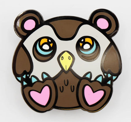 Foam Brain Games Baby Monster Pin: Owl Bear 