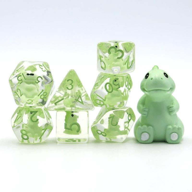 Foam Brain Games Baby T-Rex RPG Dice Set 