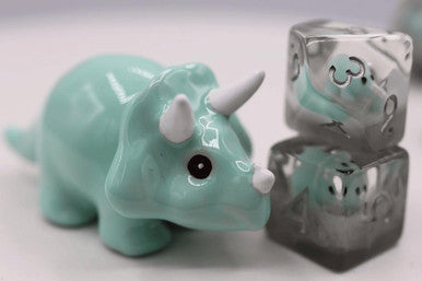 Foam Brain Dice - RPG Dice Set - Baby Triceratops