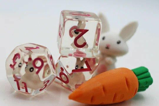 Foam Brain Games Backyard Bunny RPG Dice Set