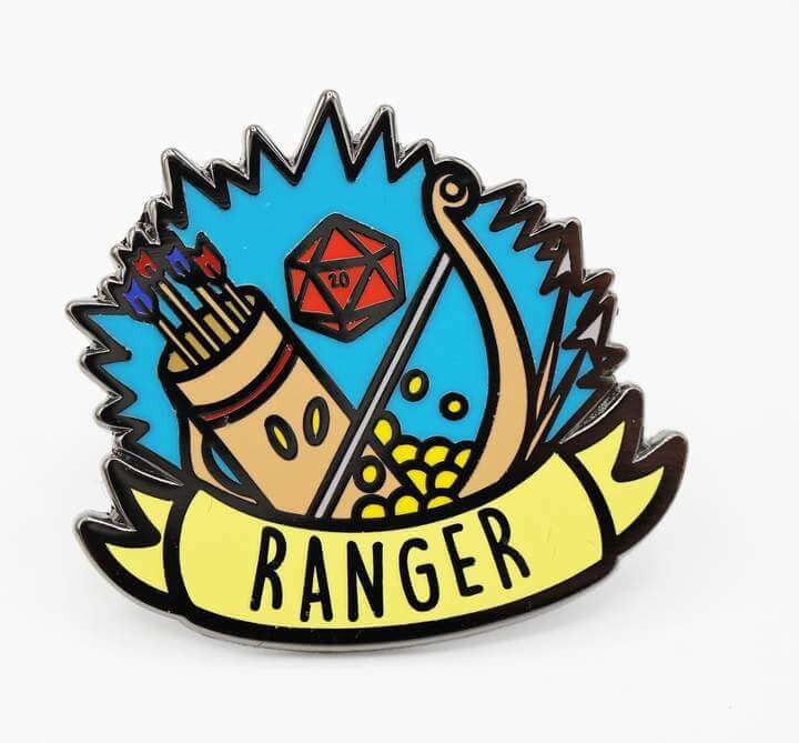 Foam Brain Games Banner Class Pin Ranger