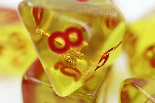 Foam Brain Games Barbarians Axe Class RPG Dice Set