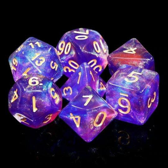 Foam Brain Games Blue Enchantress RPG Dice Set