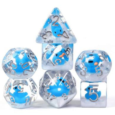 Foam Brain Games Bubble Bath Duck RPG Dice Set