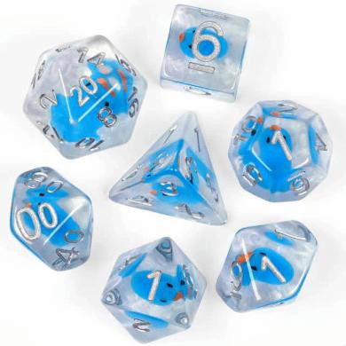Foam Brain Games Bubble Bath Duck RPG Dice Set