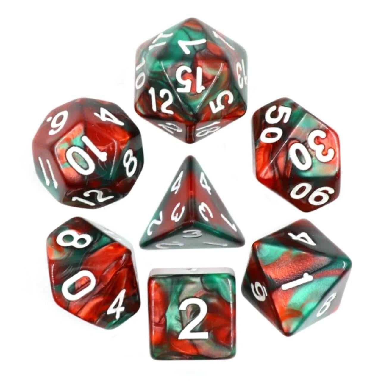Foam Brain Games Burning Bush RPG Dice Set
