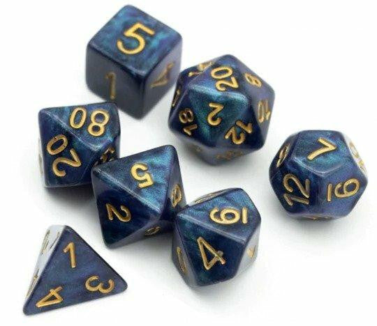 Foam Brain Games Caribbean Cruise RPG Dice Set